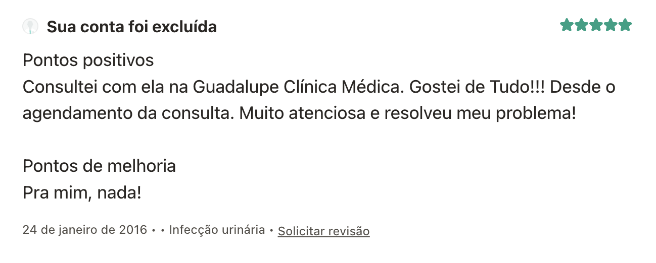 Depoimento de paciente da Dra. Claudia Marcucci
